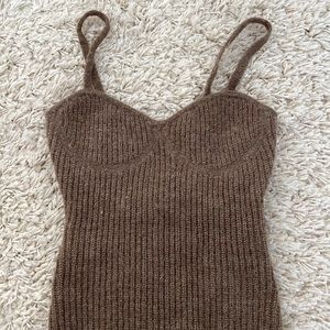 Zara knit tank top bodysuit size M